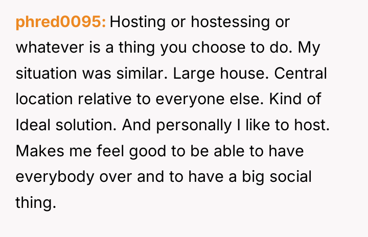phred0095 Hosting or hostessing or whatever is a thing you...