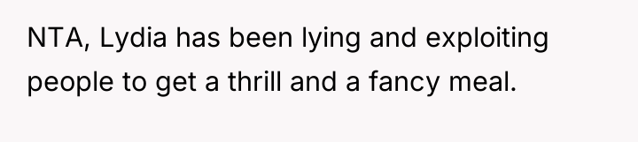 NTA, Lydia has been lying and exploiting people to get...