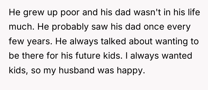 He grew up poor and his dad wasn't in his...