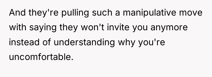 And they're pulling such a manipulative move with saying they...