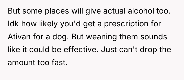 But some places will give actual alcohol too. Idk how...
