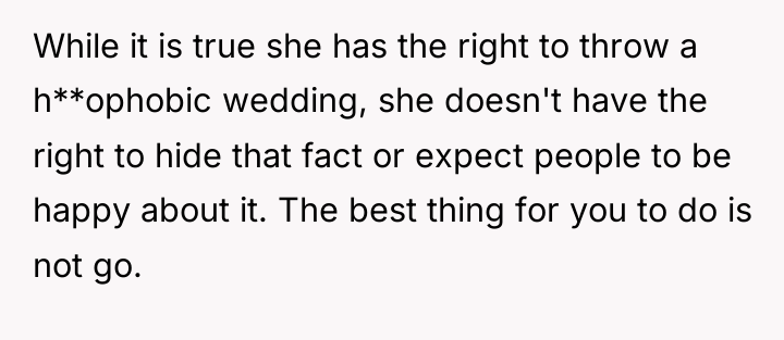 While it is true she has the right to throw...