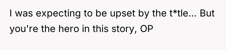 I was expecting to be upset by the t*tle... But...