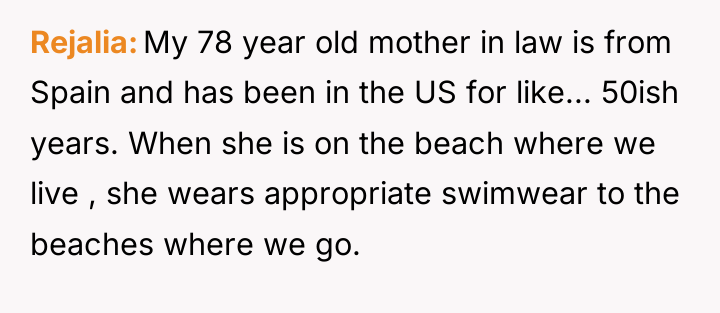 Rejalia My 78 year old mother in law is from...