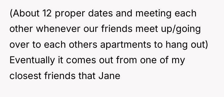 (About 12 proper dates and meeting each other whenever our...