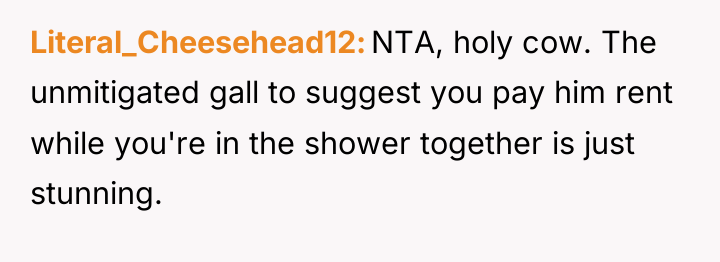 Literal_Cheesehead12 NTA, holy cow. The unmitigated gall to suggest you...