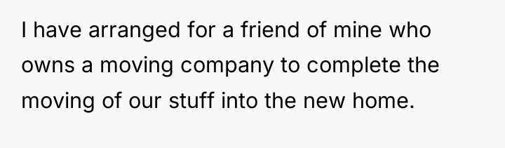 I have arranged for a friend of mine who owns...