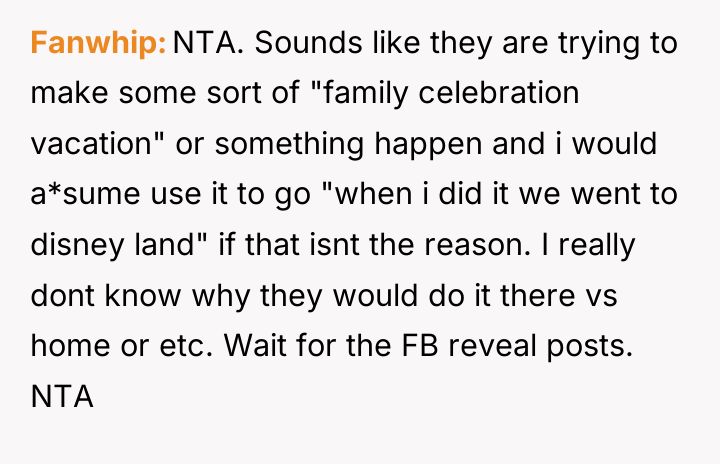Fanwhip NTA. Sounds like they are trying to make some...