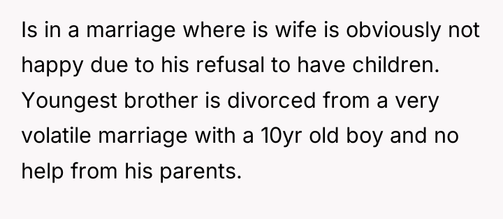 Is in a marriage where is wife is obviously not...