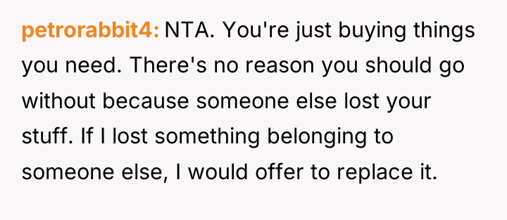 petrorabbit4 NTA. You're just buying things you need. There's no...