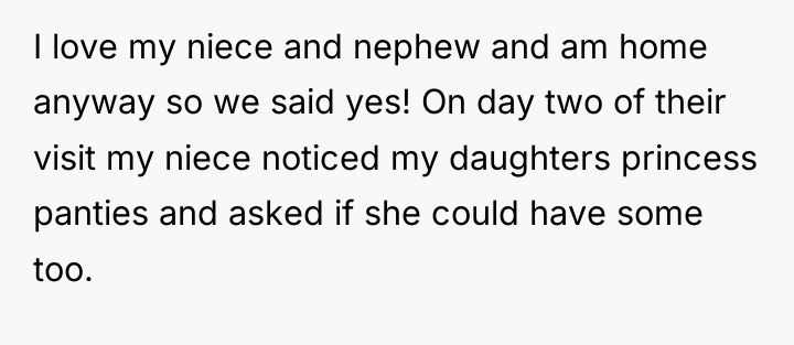 I love my niece and nephew and am home anyway...
