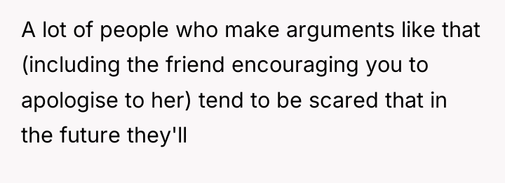 A lot of people who make arguments like that (including...