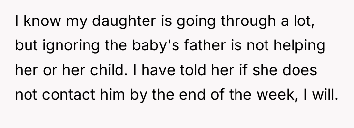I know my daughter is going through a lot, but...