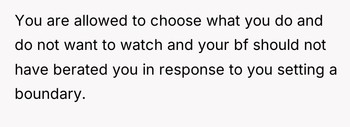 You are allowed to choose what you do and do...