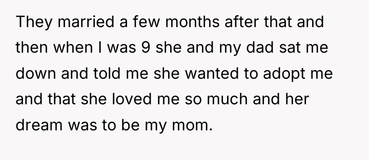 They married a few months after that and then when...