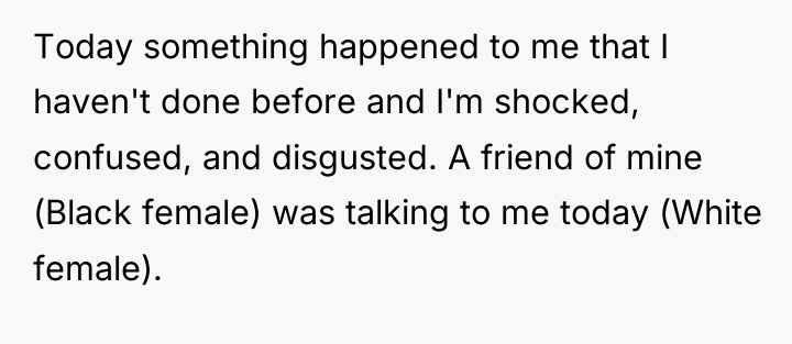 Today something happened to me that I haven't done before...