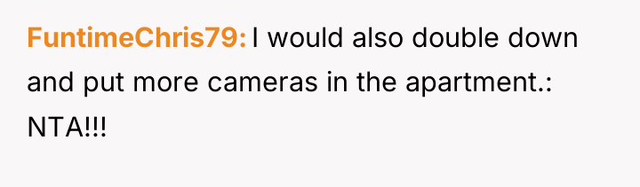 FuntimeChris79 I would also double down and put more cameras...