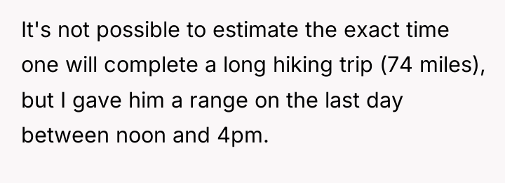 It's not possible to estimate the exact time one will...