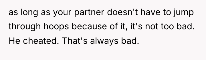 as long as your partner doesn't have to jump through...