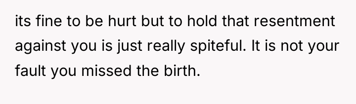 its fine to be hurt but to hold that resentment...