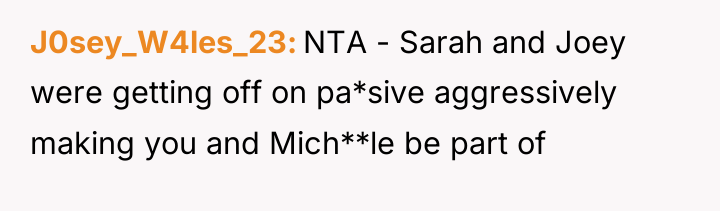 J0sey_W4les_23 NTA - Sarah and Joey were getting off on...