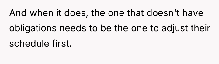 And when it does, the one that doesn't have obligations...