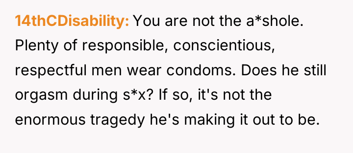 14thCDisability You are not the a*shole. Plenty of responsible, conscientious,...