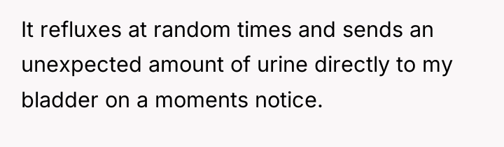 It refluxes at random times and sends an unexpected amount...