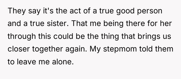 They say it's the act of a true good person...