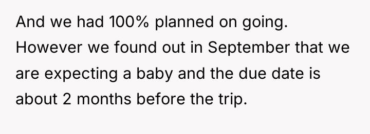 And we had 100% planned on going. However we found...
