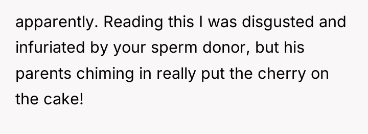 apparently. Reading this I was disgusted and infuriated by your...