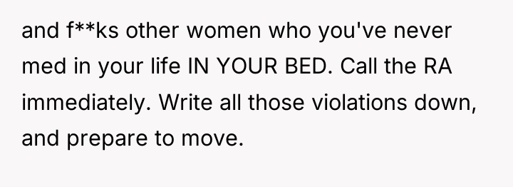 and f**ks other women who you've never med in your...