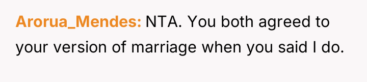 Arorua_Mendes NTA. You both agreed to your version of marriage...