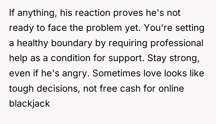 If anything, his reaction proves he's not ready to face...