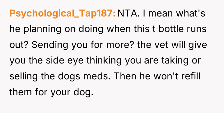 Psychological_Tap187 NTA. I mean what's he planning on doing when...