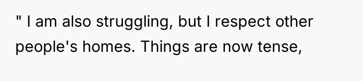 " I am also struggling, but I respect other people's...