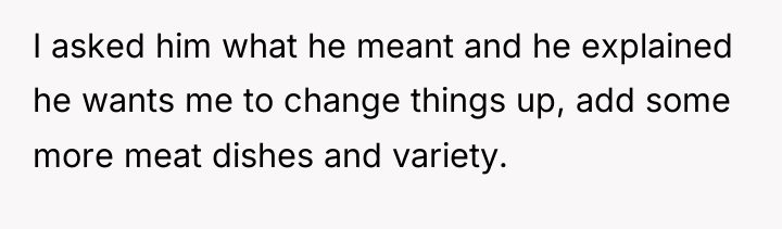 I asked him what he meant and he explained he...
