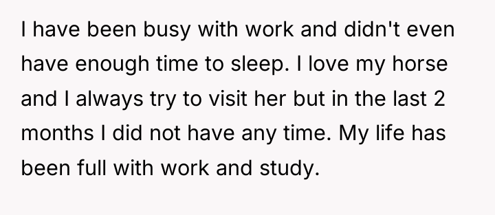 I have been busy with work and didn't even have...