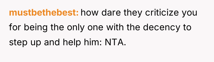 mustbethebest how dare they criticize you for being the only...