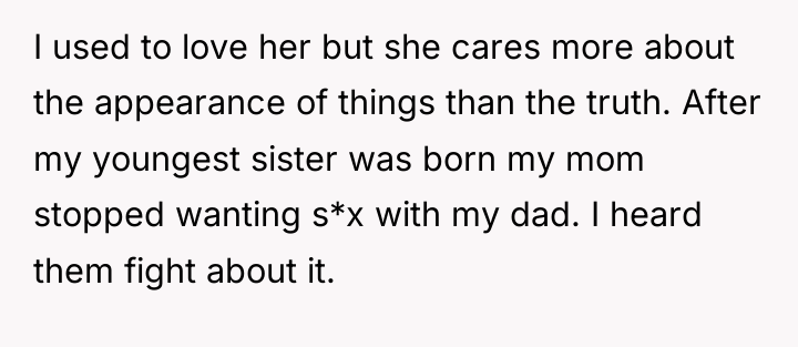 I used to love her but she cares more about...
