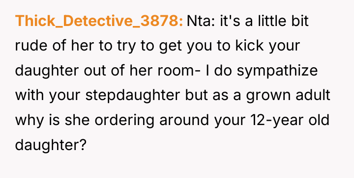 Thick_Detective_3878 Nta: it's a little bit rude of her to...