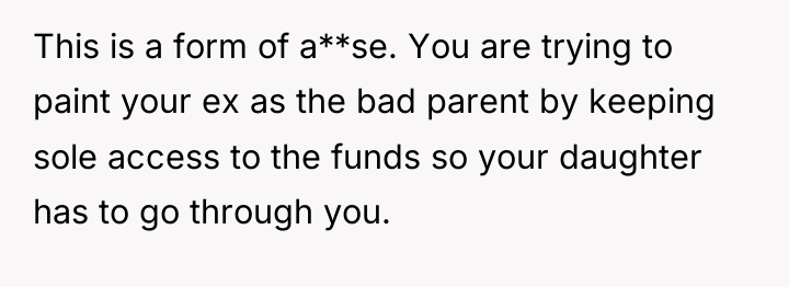 This is a form of a**se. You are trying to...