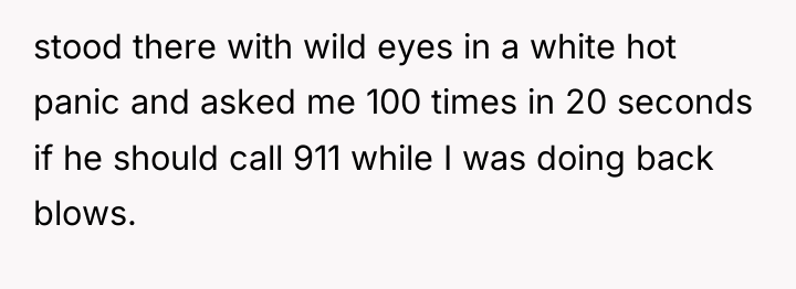 stood there with wild eyes in a white hot panic...