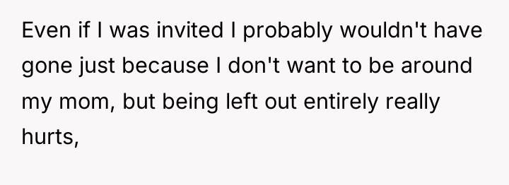Even if I was invited I probably wouldn't have gone...