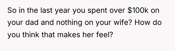 So in the last year you spent over $100k on...