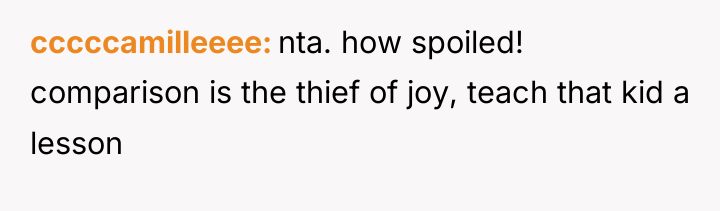 cccccamilleeee nta. how spoiled! comparison is the thief of joy,...