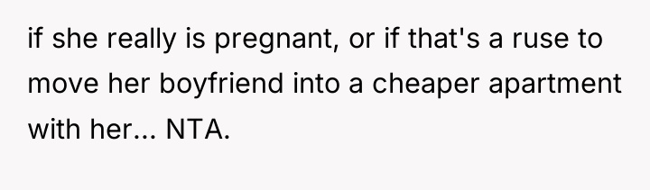 if she really is pregnant, or if that's a ruse...