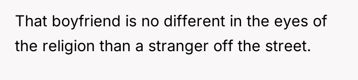 That boyfriend is no different in the eyes of the...