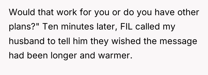 Would that work for you or do you have other...