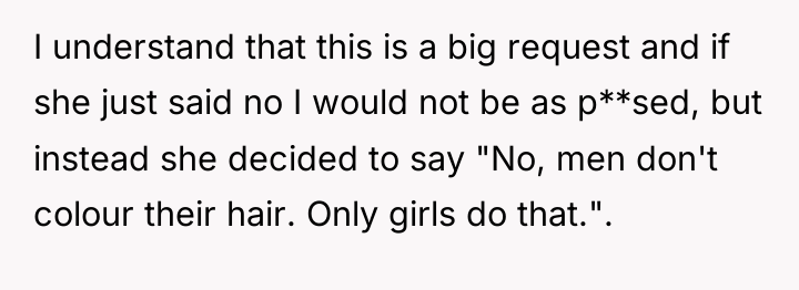 I understand that this is a big request and if...